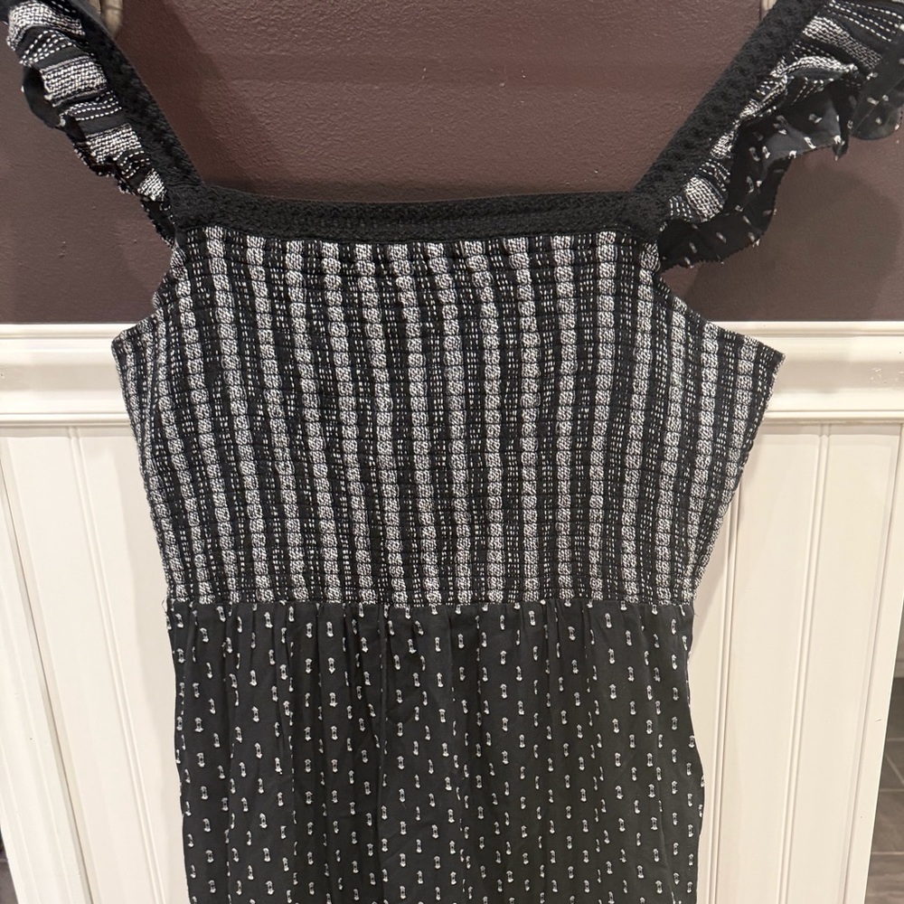 Vineyard Vines Jacquard Jet Black Dress